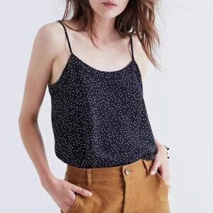Like New Madewell Polka Dot Spaghetti Strap Tank Size 12